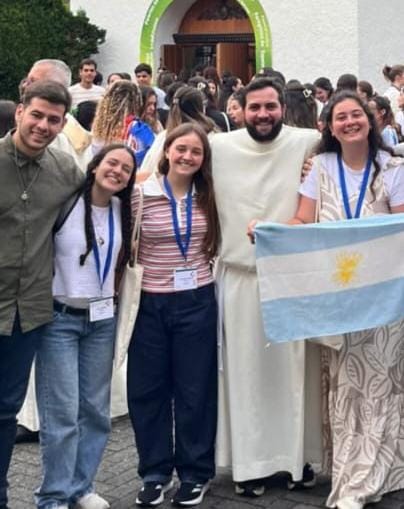 Dos jóvenes funenses dijeron presente en el Jubileo de la Esperanza 2025 que se realiza en Roma